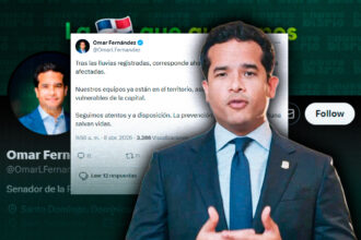 Omar Fernández despliega brigadas tras lluvias en Santo Domingo