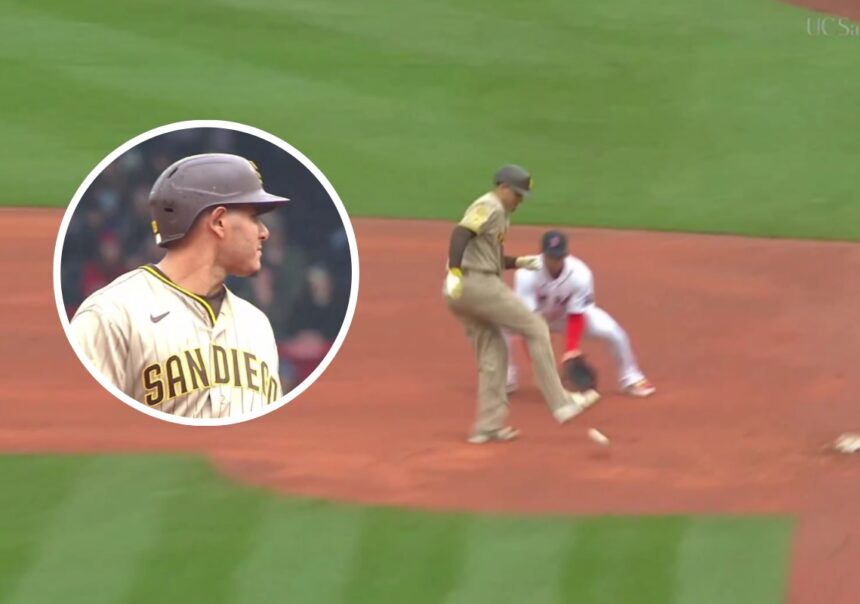 Manny Machado envuelto en polémica por jugada en Fenway Park