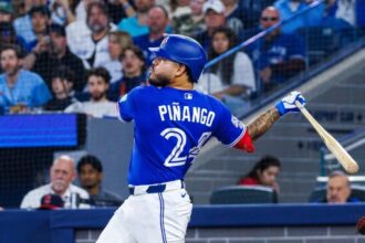 Yohendrick Piñango brilla como primer bate de Toronto ante Rays