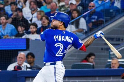 Yohendrick Piñango brilla como primer bate de Toronto ante Rays