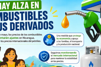 Nicaragua congela precios de combustibles del 10 al 16 de mayo