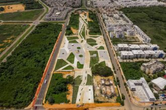 Gobierno inaugura Plaza Constitución y nuevas calles en Juan Bosch