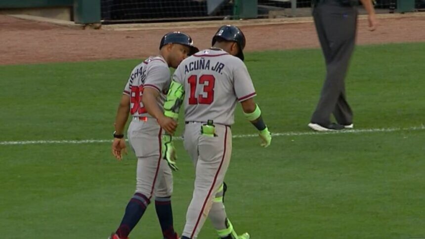 Ronald Acuña Jr. fuera 10 días por lesión en los Atlanta Braves
