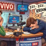 Comunicador se queda dormido y ronca durante programa en vivo
